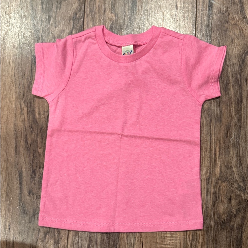 Pink Short Sleeve Kids Tee